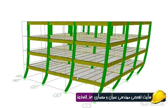 کنترل زمان تناوب تحلیلی ساختمان و کنترل دریفت طبقات بر اساس 2800 ویرایش 4