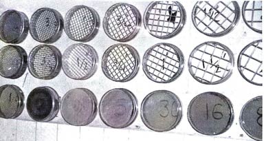 مصالح مصرفی بتن (سنگدانه) 5 انواع الک های دانه بندی سنگ دانه ها در آزمایشگاه بتن