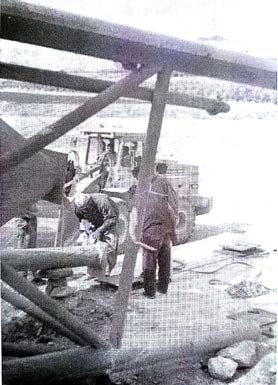 نکات اجرایی در رابطه با مصالح بتن و انبار کردن آنها 5 جوشکاری پایه سیلوی سیمان در کارگاه، قبل از برپا نمودن و نصب سیلو