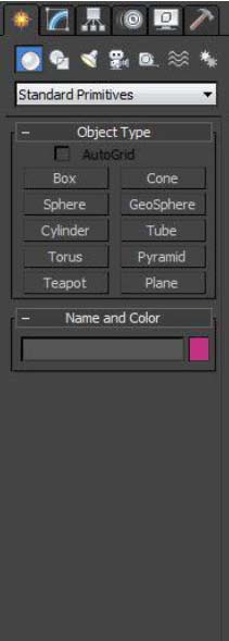 ساخت اشیا هندسی استاندارد