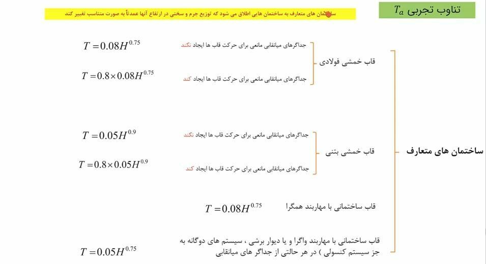 ساختمان های متعارف