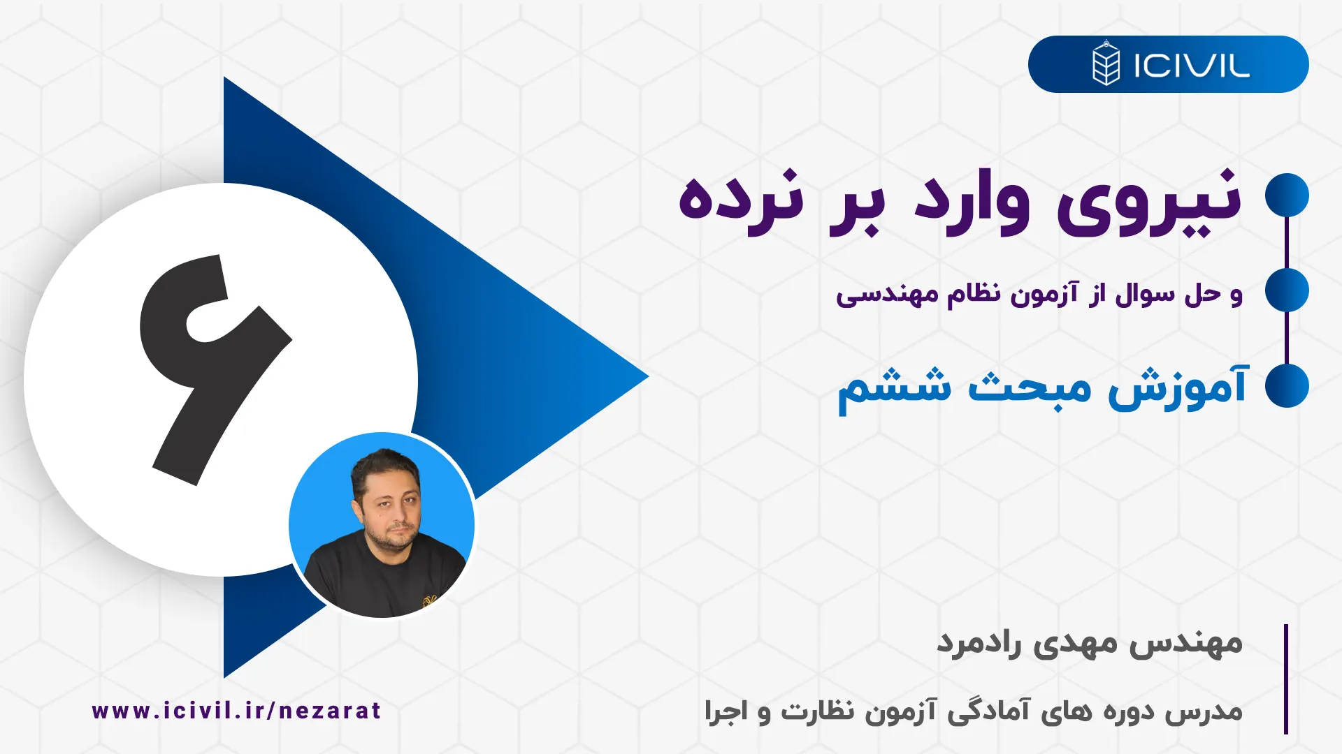 نیروی وارد بر نرده