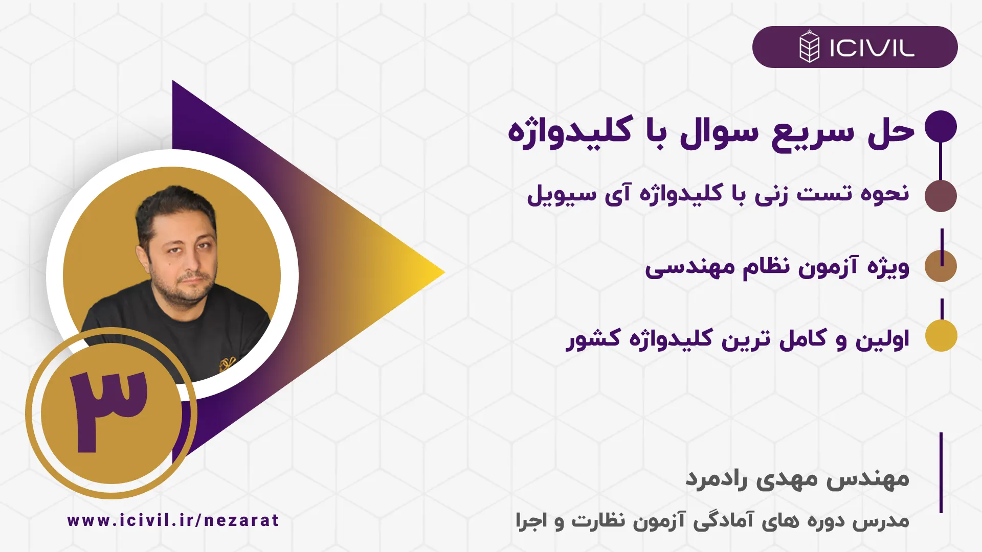 نحوه تست زنی با کلیدواژه قسمت سوم